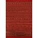 Orange Tribal Gabbeh Oriental Area Rug Handmade Wool Carpet - 6'9" x 9'9"