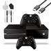 Microsoft Xbox One Original 500GB Gaming Console Black with 2 Controller HDMI Cable Cleaning Kit Bundle Like New