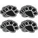 15 Pcs Dog Paw Stickers Clothes Patches for Jackets Puppy Stickers Patches for Backpack Applique