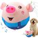 Active Moving Pet Plush Toy Interactive Dog Toy Pet Bouncing Balls Moving Dog Ball Plush Toy Talking Moving Dog Toy Dog Pet Toy (red Pig)