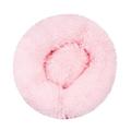 Matoen Dog Bed Cat Calming Bed Warming Cozy Soft Round Bed Fluffy Faux Fur Plush Cushion Dog Bed for Small Medium Dogs and Cats (24 inch )