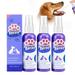 Dog Breath Freshener Fresh Breath Dental Spray for Dogs Dog Dental Spray for Easy Cleaning Dog Teeth Cleaning Spray for Fresh Breath Tartar Control Dogs & Cats Bad Breath Treatment3pcs