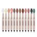 Beauty Clearance Under $15 Eyeshadow Stick Longwear Cream Eye Shadow Stick Matte & Shimmer Eyeshadow Smudge-Proof Eye Makeup Twist-Up Design & Built-In Smudger Multicolour Free Size