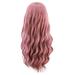 Beauty Clearance Under $15 Girls Thin Bangs Corn Perm Long Curly Hair Purple Wig Multicolor