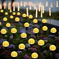 20 Led 22.15 ft Solar Outdoor Fairy Lights with 8 Lighting Modes Mini Crystal Bubble Decorative Lights for Yard Pathway Patio Party Wedding