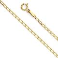 20 in. 14K Yellow Gold 2 mm Open 1-1 Link Chain