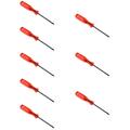 8pcs Portable Triwing Triangle Y-Tip Screwdriver Repair Tool for /DS /DS Lite /Gameboy Advance SP (Red)