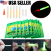 150Pcs Fishing Glow Sticks for Bobbers Fishing Bobber Light Bobber Glow Stick Fishing Rod Bell Alarm Lights Bobber Glow Sticks Mini Glow Sticks for Fishing Bulk Kit