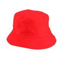 Ogiraw Red Hat Unisex Double Side Wear Reversible Bucket Hat Trendy Cotton Twill Canvas Sun Fishing Hat Fashion Cap Bucket Hats for Woman Red One Size