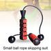 Wliqien 4Pcs Ropeless Skipping Rope Weighted 360 Degrees Rotation Gradient Black Red B Bearing Small Ball Cordless Jump Rope for Fitness