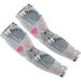 FREEAMG Women UV Sun Protection Arm Sleeves Cooling Sleeves Arm Cover Shield Men Cycling Running Loving Cute Cats Gray