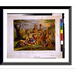 Historic Framed Print Pocahontas saving the life of Capt. John Smith.New England Chromo. Lith. Co. - 2 17-7/8 x 21-7/8