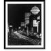 Historic Framed Print [Japan - Tokyo - 5 photos by Australian Info. Bur; The Ginza at night] 17-7/8 x 21-7/8