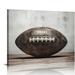 GOSMITH Football Decor Wall Art Vintage Football Sport Poster Wall Decor Inspirational Quotes Rugby Pictures Canvas Prints Football Gift Artwork Home Decor For Room Bedroom Gym