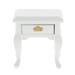 NUOLUX Miniature Wood Bedside Table Mini Night Table Adornment Mini House Furnishing