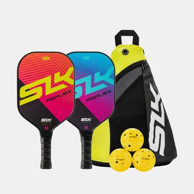 Selkirk SLK Reflex Bundle (2 Paddles, 3 Balls, Sling Bag) Pickleball Paddles