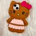 3D Three-dimensional Skirt Sanrio Hello Kitty Phone Case for IPhone 14 13 12 11 Pro Max 14Pro Silicone Soft Anti-fall Back Cover