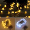PULLIMORE LED Globe Ball String Lights Fairy String Lights Plug in with Remote for Indoor Outdoor Party Wedding Christmas Tree Garden Decor
