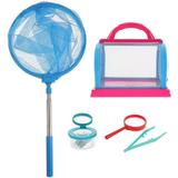 SHLT Mall Bug Collection Kit Outdoor Nature Explorer Kit with Tweezers Magnifying Glass Science Educational Kit Bug Observation Container for Boys and Girls