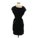 Mossimo Casual Dress - Sheath: Black Solid Dresses - Women's Size Medium