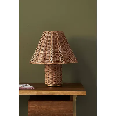 Sutton Rattan Table Lamp