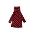 Deux Par Deux Dress: Red Print Skirts & Dresses - Kids Girl's Size 3