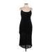 Wild Fable Casual Dress - Midi Scoop Neck Sleeveless: Black Solid Dresses - New - Women's Size Large