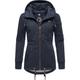 Winterjacke RAGWEAR "YM-Danka" Gr. XXXL (46), blau (jeansblau) Damen Jacken Winterjacken