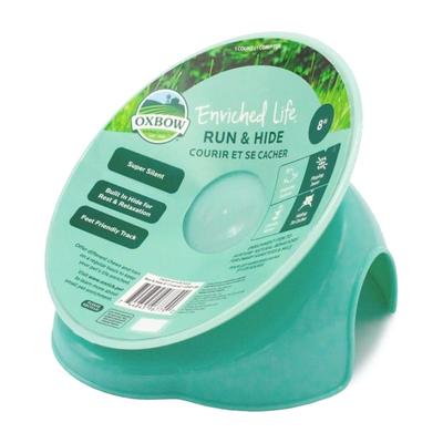 Oxbow Enriched Life Run & Hide Saucer Toy, Small