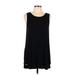 Old Navy Casual Dress - Shift Scoop Neck Sleeveless: Black Print Dresses - Women's Size Large Tall