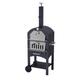 BillyOh Outdoor Pizza Oven Charcoal BBQ 3 in 1 with Pizza Stone & Peel, Wheels & Temperature Gauge - Portable Pizza Oven, Charcoal Grill, Cooking Rack (Black)