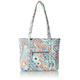 Vera Bradley Damen Kleine Vera Tragetasche Handtasche, Citrus Paisley-Recycelte Baumwolle