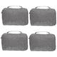 minkissy 4pcs Hanging Storage Bag Cosmetic Bag Duffle Bag for Travel Duffel Bags for Traveling Large Travel Bag Personal Care Bags Female Present Toiletry Bags for Traveling Makeup Bag Fold