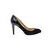 J.Crew Heels: Pumps Stilleto Cocktail Party Black Print Shoes - Women's Size 8 1/2 - Round Toe