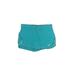 Nike Athletic Shorts: Teal Print Activewear - Women's Size Small
