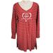 Victoria's Secret Intimates & Sleepwear | Clearance! Victoria Secret Womens Nightgown Medium M Red Striped Sleep Shirt | Color: Red/White | Size: M