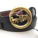 Coach Accessories | Coach Nwt Horse And Carriage Buckle Belt Black 78181 F78181 | Color: Black/Gold | Size: Various