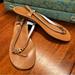 Gucci Shoes | Gucci 80’s Leather Sandals Never Worn Designer Shoes | Color: Tan/White | Size: European 39