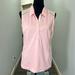 Nike Tops | Nike Women's Sleeveless Light Pink Half Button Collared Golf Tank Size M | Color: Green/Pink | Size: M