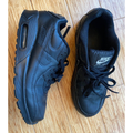 Nike Shoes | Nike Air Max 90 Black Casual Shoes Sneakers Size 7y Big Kid | Color: Black | Size: 7b