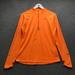 Nike Tops | Nike Dri Fit 1/2 Zip Pullover Sweatshirt Womens Medium Thumbholes Graphic Orange | Color: Orange | Size: M
