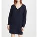 Madewell Dresses | Madewell Navy Blue Relaxed V-Neck Sweater Dress | Color: Blue | Size: S