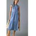 Anthropologie Dresses | Anthropologie Othilia Tiered Ruffled Maxi Dress | Color: Blue | Size: Xs