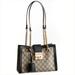 Gucci Bags | Gucci Handbag Shoulder Bag Shoulder Strap Canvas X Calfskin Gg Pattern | Color: Black/Brown | Size: Os