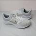 Nike Shoes | Nike Downshifter Ii Womens Size 11 White Silver Trainers Shoes Cw3413-100 | Color: White | Size: 11