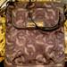 Coach Bags | Coach Crossbody Bag - Beautiful Green And Gray Pattern. 8.5” T 7.5” W. | Color: Gray/Green | Size: Os