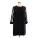 Kate Spade New York Casual Dress - Shift: Black Solid Dresses - Women's Size 16