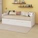 Red Barrel Studio® Massumeh Panel Storage Bed Wood in White | 29 H x 76.4 W x 77.2 D in | Wayfair 0D8B250DBD1F411EA6F1CB184EC80C08