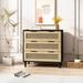 Bay Isle Home™ Aleandra 3 - Drawer Dresser Wood in Brown | 30.12 H x 15.55 W x 31.5 D in | Wayfair E49E2885093548408A089F3C7C34B522