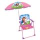 FUN HOUSE Kinder 713603 Gabby UND DAS Magie Haus Klappstuhl JO H. 53 x B 38,5 x T 37,5 cm mit Sonnenschirm Ø 65 cm, Rosa